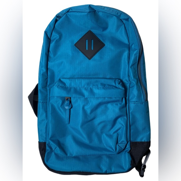 No Boundaries Unisex Nylon Sling Bag -Color:Teal Gem - Picture 2 of 6